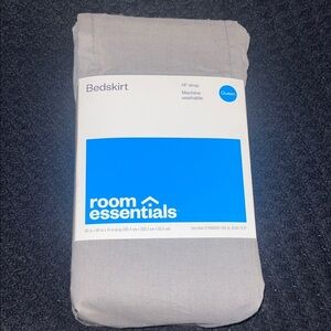 Room Essentials Light Gray Bedskirt